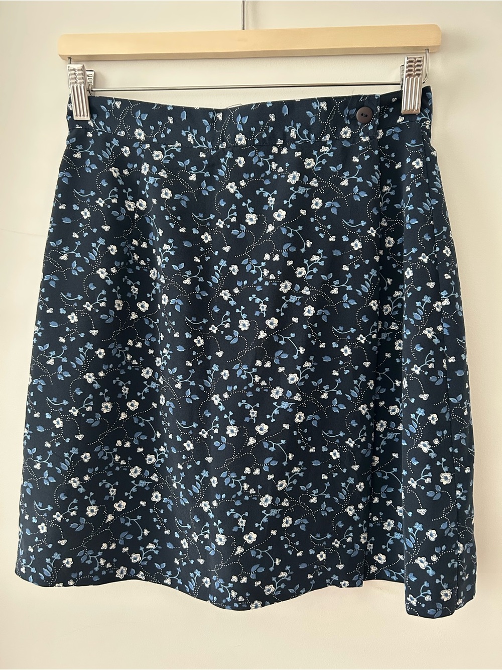 Women's Navy Floral Skort - Blue & White